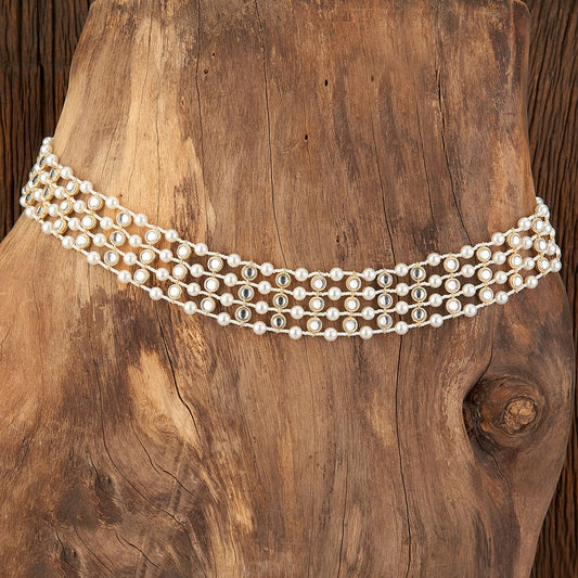 Kundan pearl Waist Belt