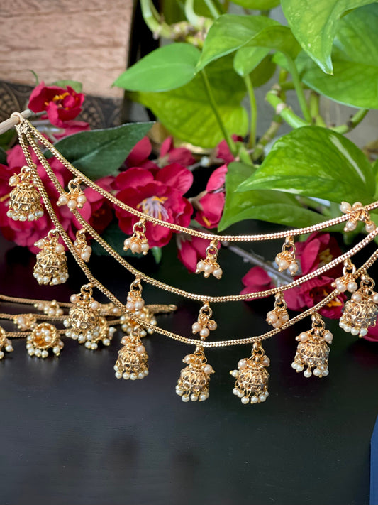 Antique Jhumka earchains